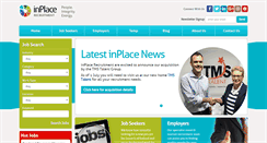 Desktop Screenshot of inplacerecruitment.com.au