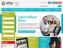 Tablet Screenshot of inplacerecruitment.com.au